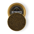Load image into Gallery viewer, An open tin of Petrusco Caspian Ossetra Royal caviar