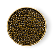 Load image into Gallery viewer, A close-up of Petrusco River Beluga Hybrid caviar in an open tin.