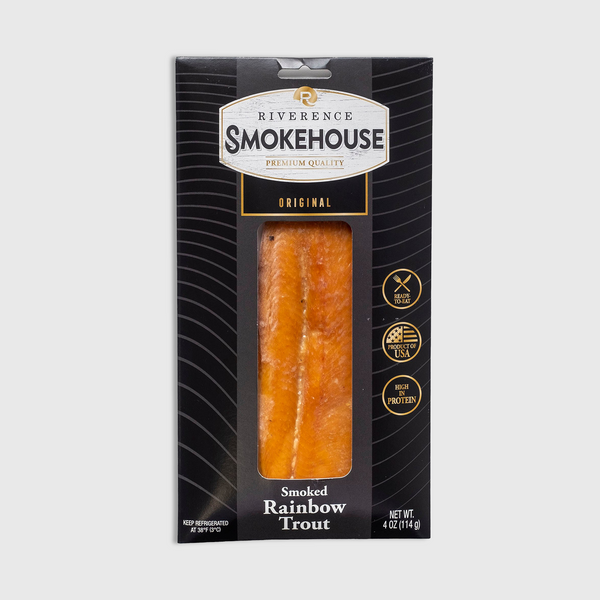 Riverence Smokehouse Smoked Rainbow Trout – 4oz