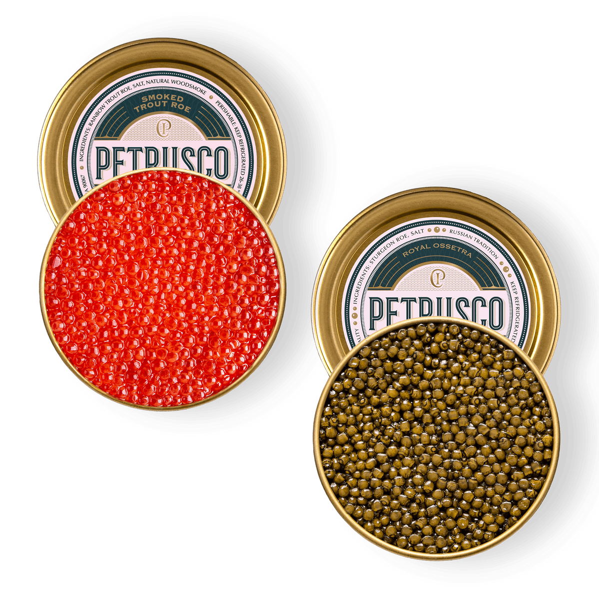 Buy Smoked Trout Roe & Royal Ossetra Bundle