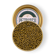 Load image into Gallery viewer, Open tin of Petrusco Royal Ossetra caviar showing glossy golden-olive pearls on a white background

